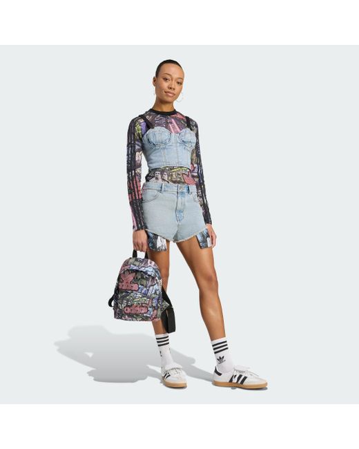 Adidas Blue X Jeremy Scott Mini Backpack