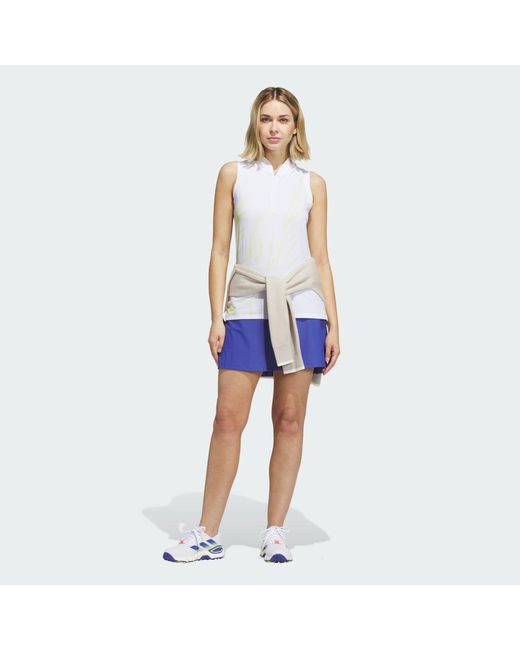 Adidas White Ultimate365 Tour Cool Feeling Fescue Polo Shirt