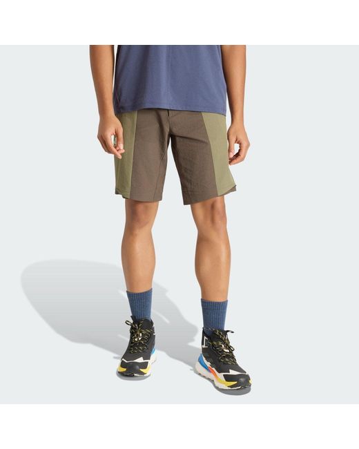 Adidas Gray Terrex Xperior Utilitas Clima365 Zip-Off Tracksuit Bottoms for men