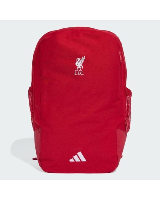 Adidas Red Liverpool Fc Backpack