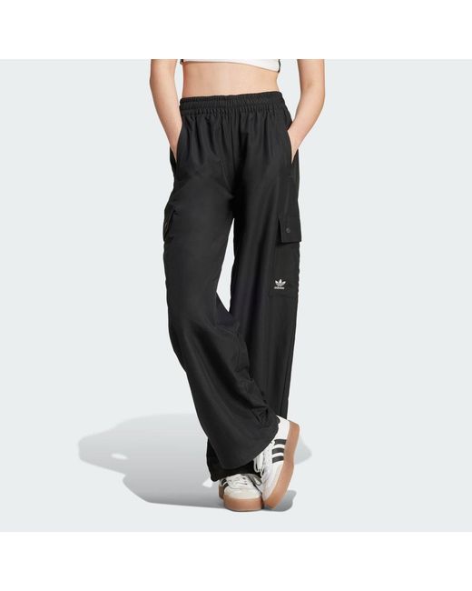 Adidas Black Essentials Woven Cargo Trousers