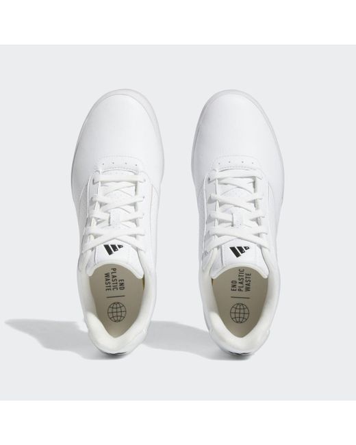 Adidas White Retrocross Spikeless Golf Shoes for men