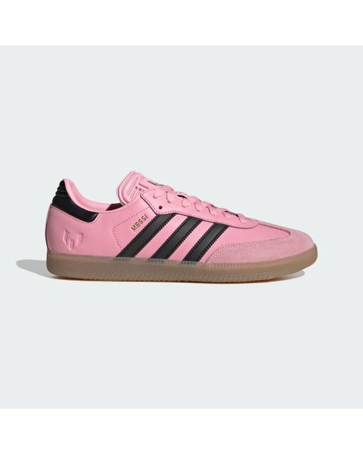 Scarpe Da Calcio Samba Messi di Adidas in Pink da Uomo