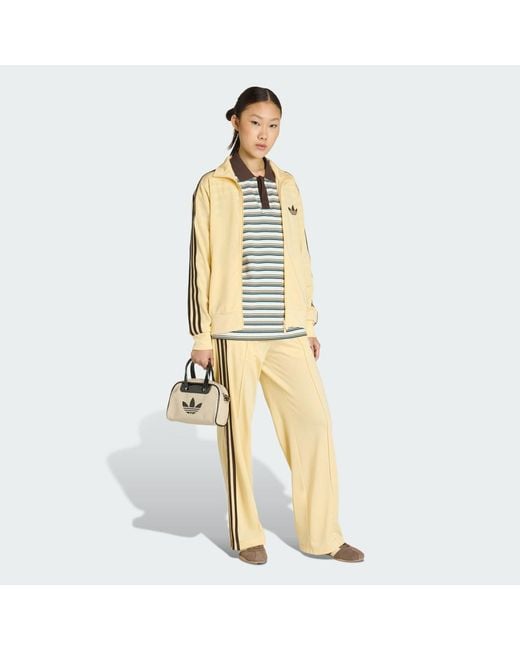 Adidas Yellow Fb Tp Loose Trousers