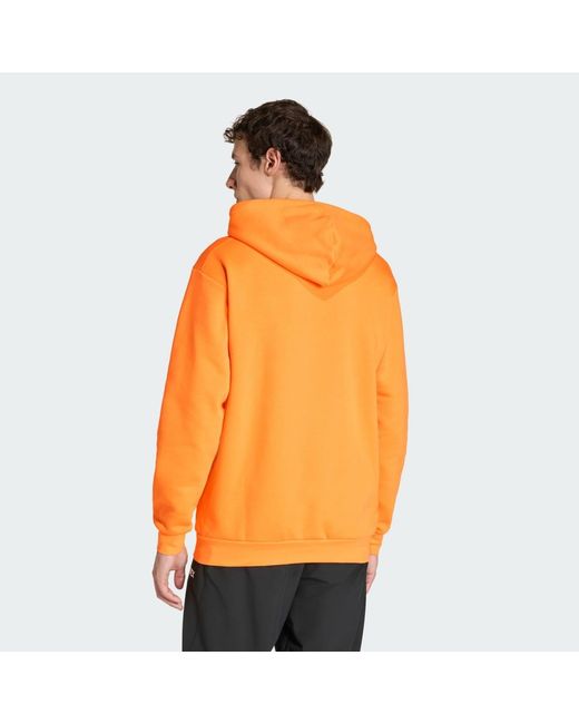 Adidas Orange Terrex Multi Large Logo Hoodie for men