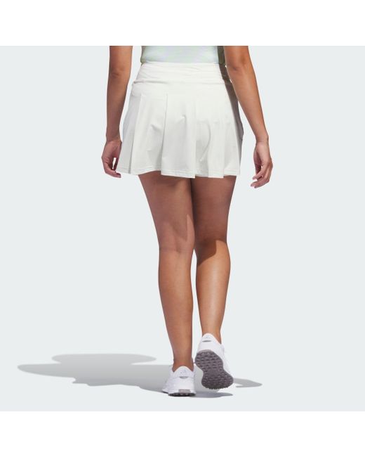 Adidas White Women's Ultimate365 Tour Pleated Skirt