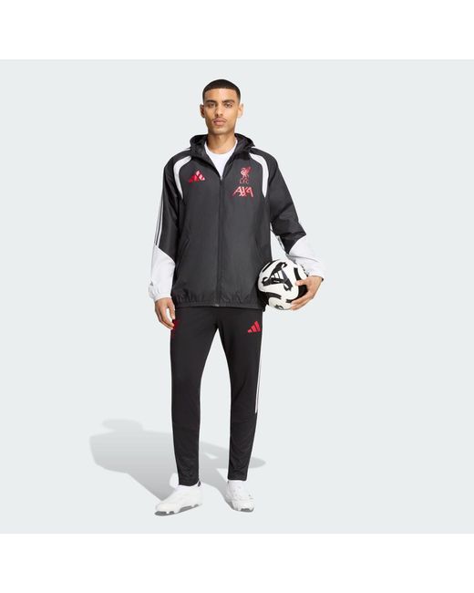 Adidas Black Liverpool Fc 26/27 Tiro All Weather Jacket for men