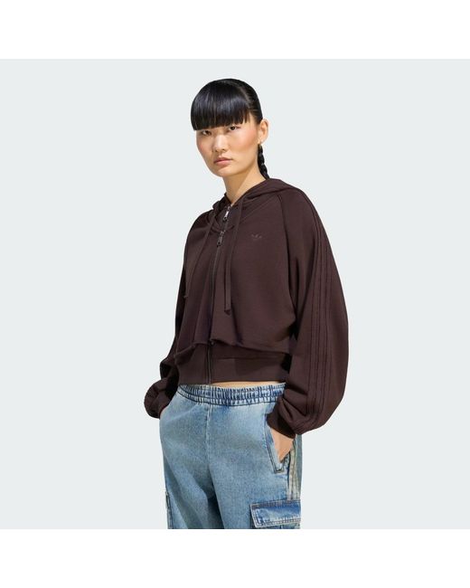 Adidas Originals Brown Sweatshirt Adidas Sst Double Front Hoody