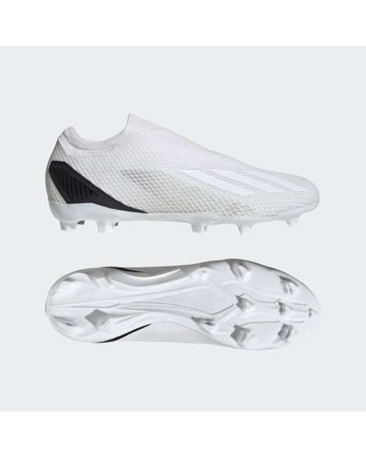 Scarpe da calcio X Speedportal.3 Laceless Firm Ground di adidas in Bianco |  Lyst