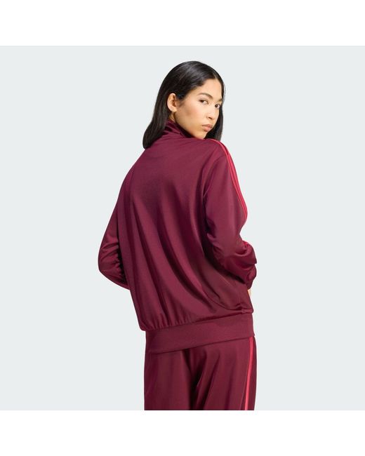 Adidas Red Firebird Track Top Loose