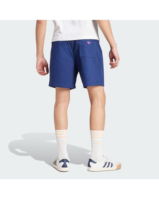 Short Originals Leisure League Groundskeeper di Adidas in Blue da Uomo