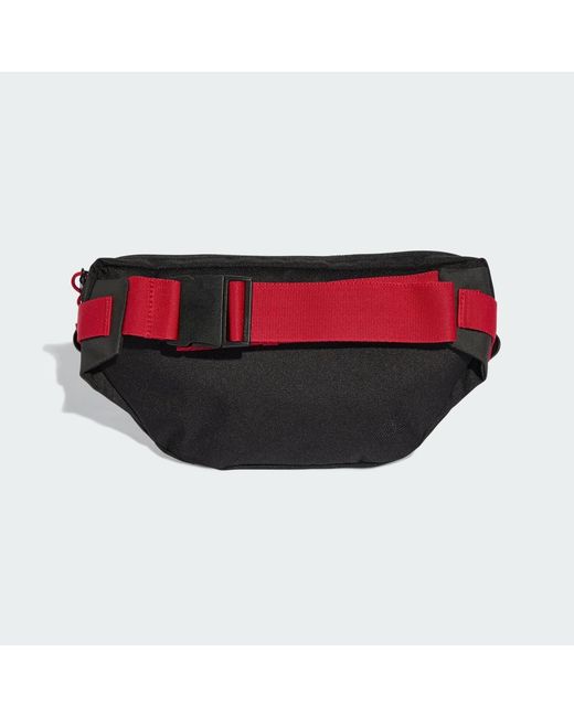 Adidas Black And Liverpool 2025/26 Waist Pack Bag