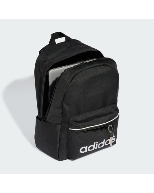 Adidas Black Linear Essentials Backpack