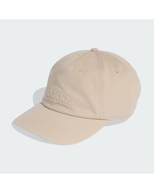 Adidas Red Washed Dad Kappe