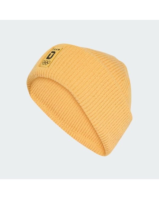 Adidas Yellow Dosb Beanie