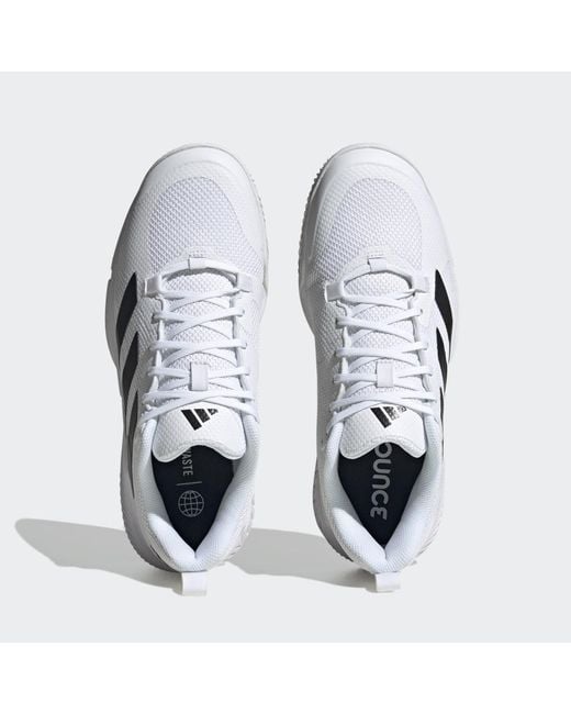 Adidas Multicolor Court Team Bounce 2.0 Indoor Shoe for men