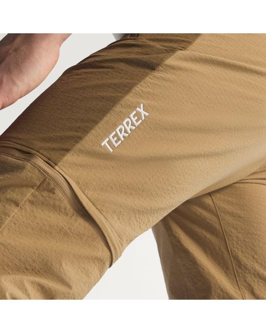 Adidas Black Terrex Xperior Utilitas Clima365 Zip-Off Tracksuit Bottoms for men