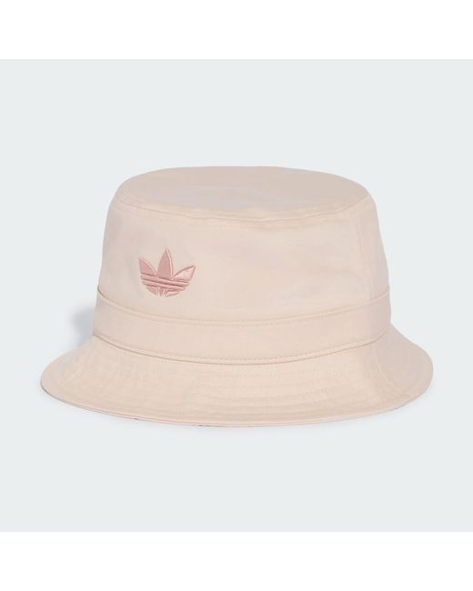 Adidas Natural Adicolor Trefoil Bucket Hat