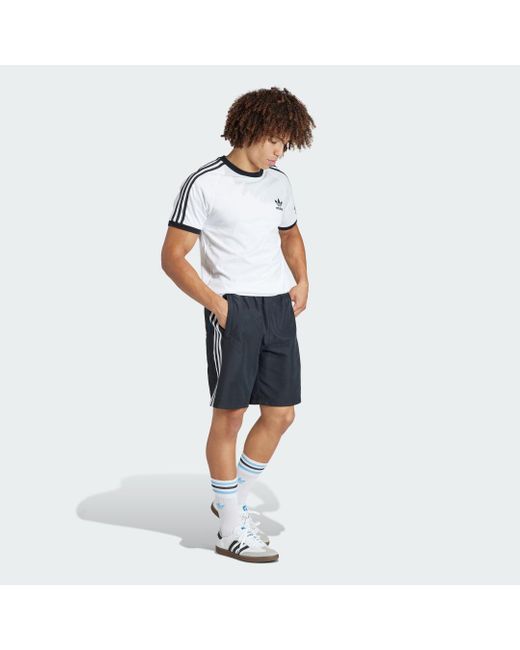 Adidas Blue Oversized Shorts for men
