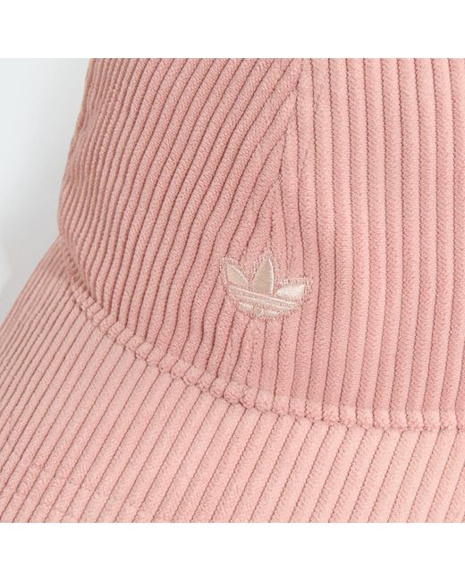 Adidas Pink Corduroy Baseball Cap