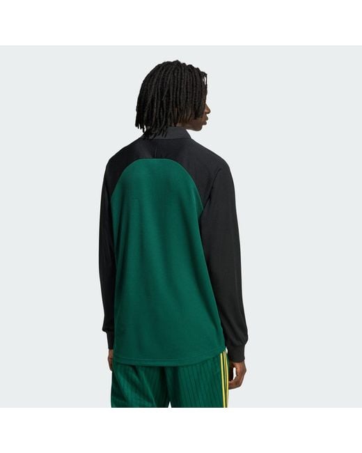 Adidas Green Sponsored Archive Longsleeve Tee for men