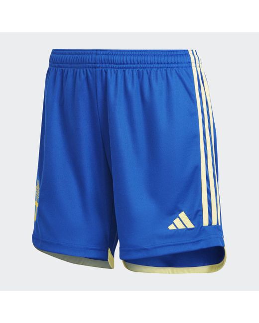 Adidas Blue Sweden Women's Team 23 Away Shorts