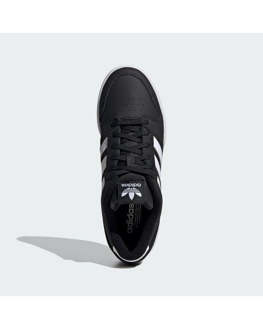 Adidas Black Team Court 2.0 Str Shoes for men