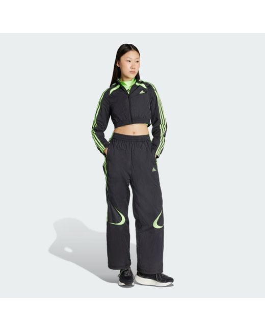 Chaqueta Corta Teamgeist Adicolor Adidas de color Black