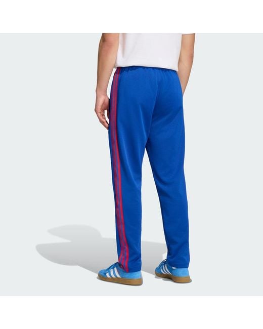 Adidas Blue Manchester United Originals Track Pants for men