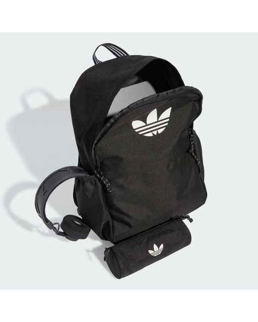 Adidas Black Backpack With Pencil Case