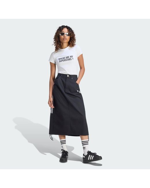 Adidas Black Parachute Skirt