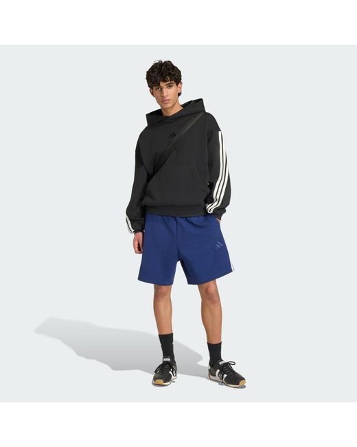 Adidas Originals Blue Kit 3-Stripes Short for men