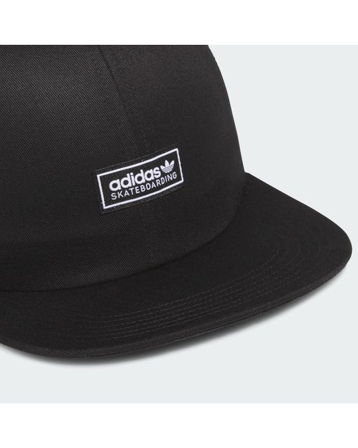 Cappellino Skateboarding Lowkey 6 Pannelli di Adidas in Black