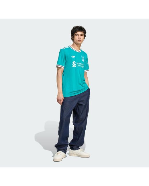 Adidas Blue Football Liverpool Fc 25/26 Third Jersey Jv6428 for men