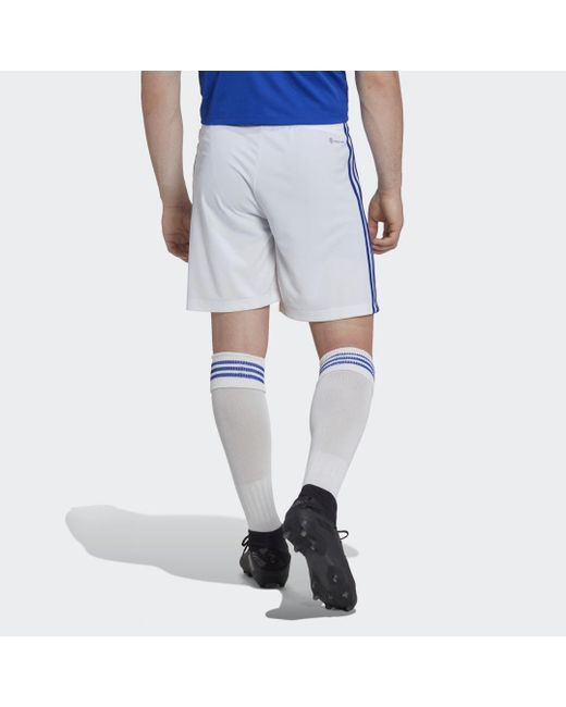 Adidas Blue Leicester City Fc 22/23 Home Shorts