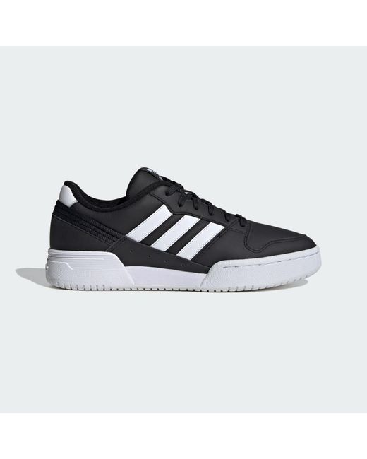Adidas Black Team Court 2.0 Str Shoes for men