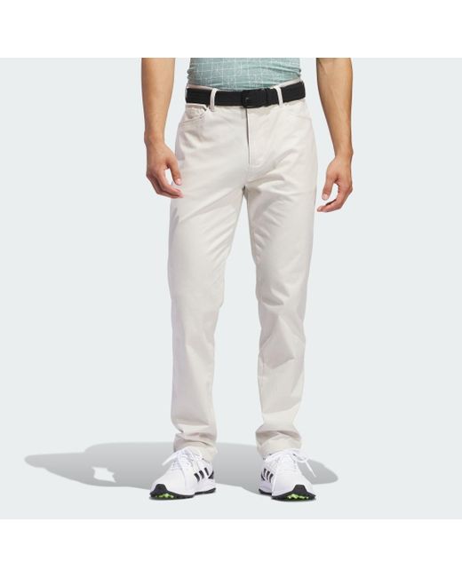 Adidas Gray Go-to 5-pocket Golf Trousers for men