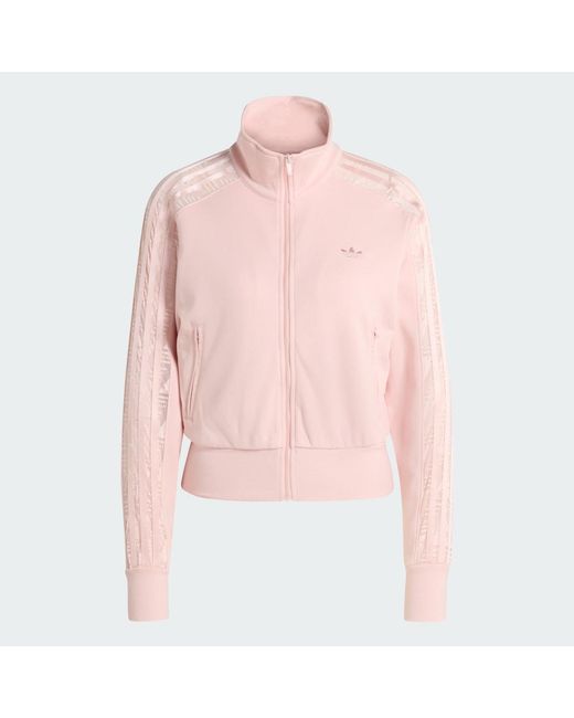 Adidas Pink Firebird Lace Tracktop