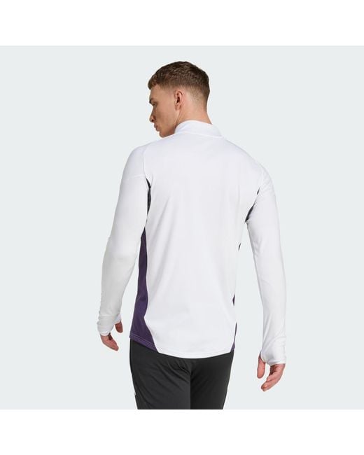 Adidas Blue Manchester United Tiro 25 Competition Training Top for men