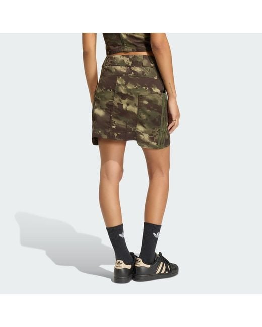 Adidas Green Cargo Skirt