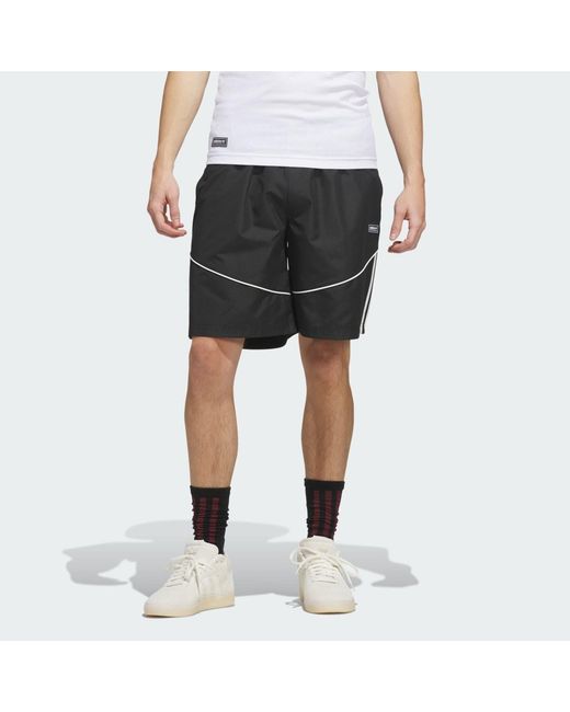 Adidas White Skateboarding Offside Water Shorts