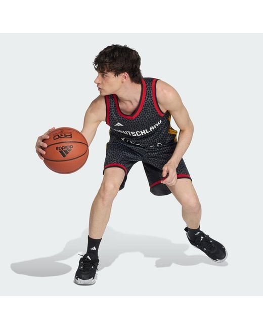 Adidas Blue Dbb Basketball Away Shorts for men