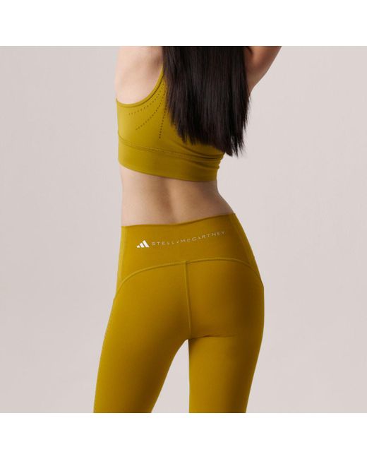 Adidas Yellow By Stella Mccartney Truepurpose Optime Training 7/8 Leggings