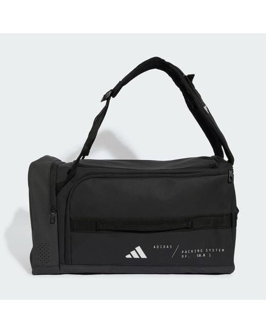 Adidas Purple Hybrid Duffel Bag