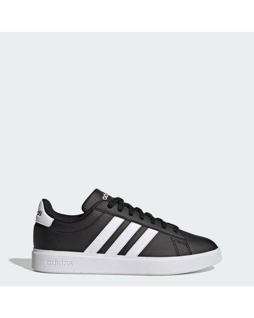Adidas Black Grand Court 2.0 Shoes