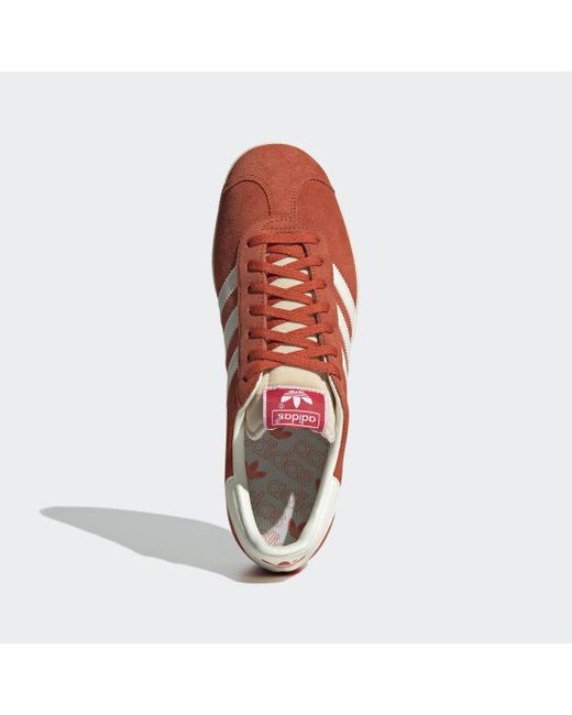 Adidas Red Gazelle Shoes