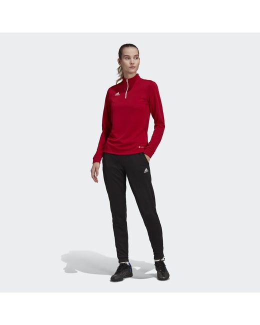 Adidas Red Entrada 22 Training Top