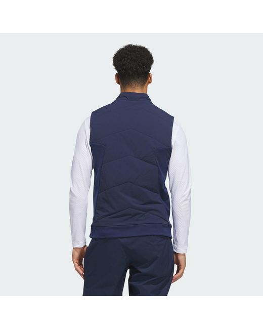 Adidas Blue Ultimate365+ Course Control Quilted Vest for men