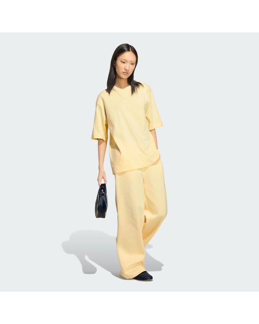 Adidas Originals Yellow Essentials Boyfriend T-Shirt