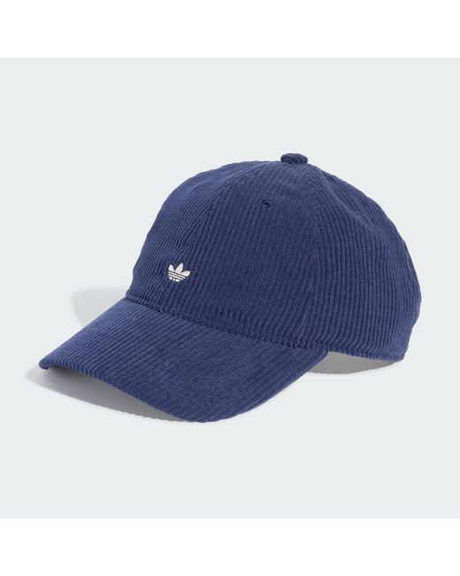 Adidas Blue Corduroy Baseball Cap